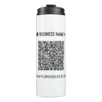 Código QR y texto Personalizado profesional modern