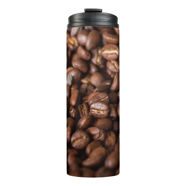 Termo Coffee Beans Background abstract, aroma, fondo (Anverso)