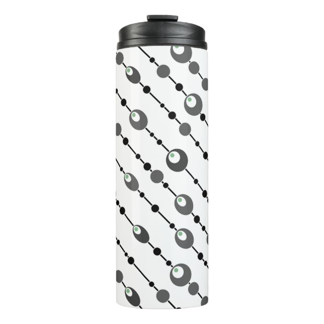 Termo Cojín decorativo Resumen diseño retro ornamental d (Anverso)