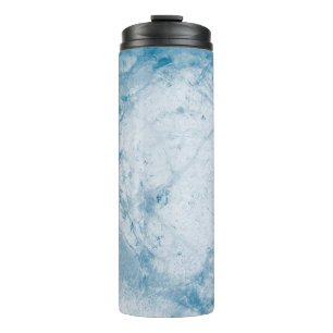 Termo Colchón floral azul y blanco