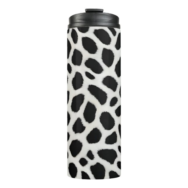 Termo Colección elegante de Leopardo Blanco de lujo (Anverso)