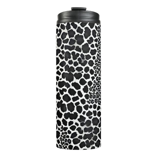 Termo Colección elegante de Leopardo Blanco Moderno de l (Anverso)