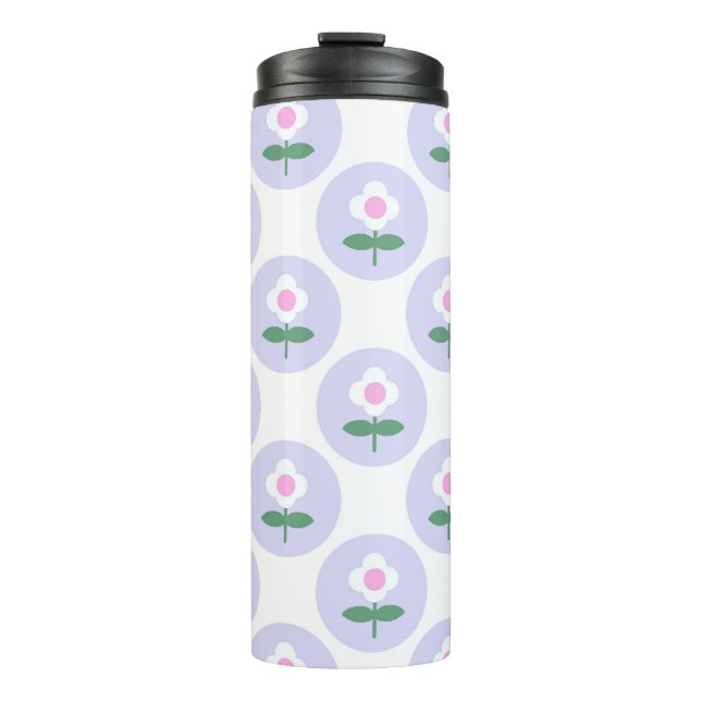 Termo Colegio de niños curados con flores de margarita m (Anverso)