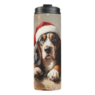 Termo Colgado de Basset en una pintura de aceite de Sant