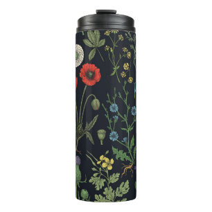 Termo Collage de flores silvestres