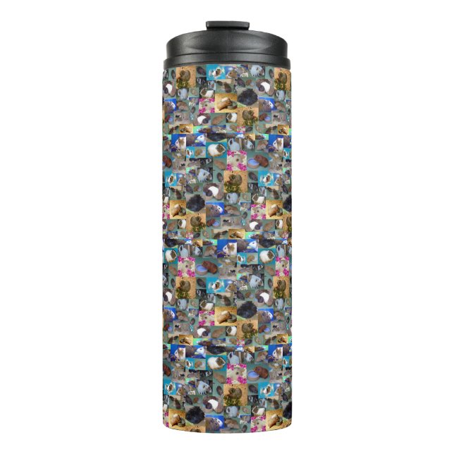 Termo Collage de fotos de Cerdo de Guinea, (Anverso)