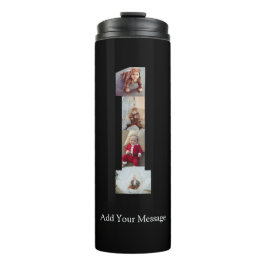 Termo Collage de fotos número 1 en blanco y negro