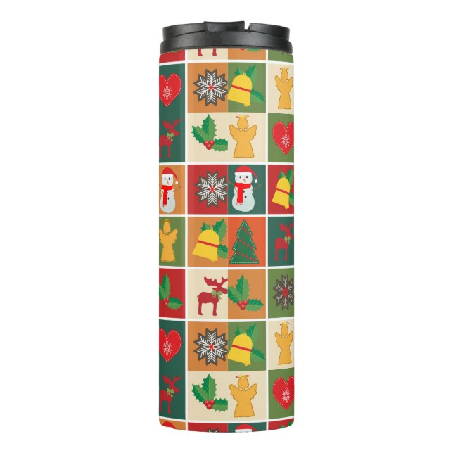 Termo Collage de navidades (Reverso)
