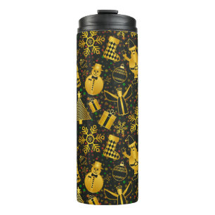 Termo Collage de Navidades metálicos