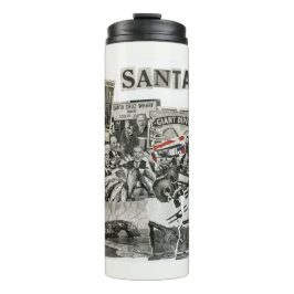 Termo Collage de Santa Cruz California – Arte de Protest
