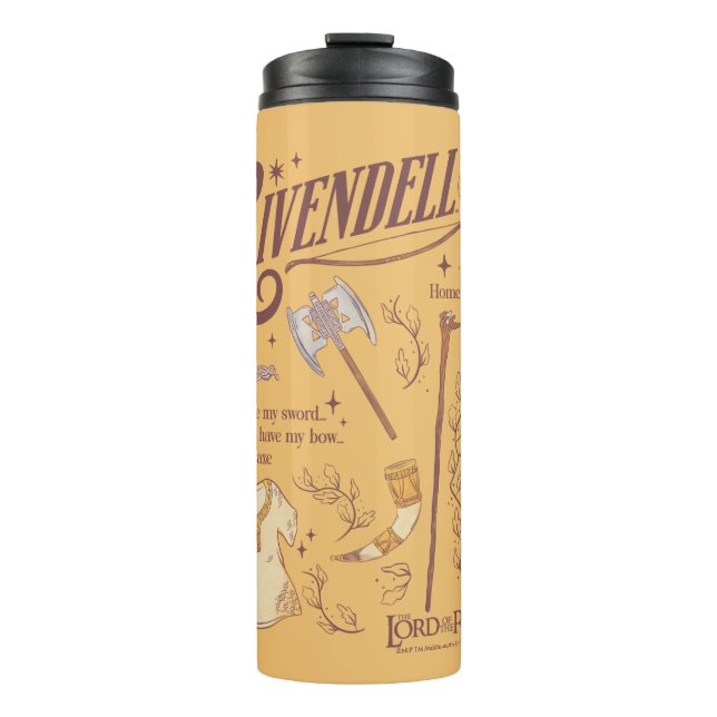 Termo Collage Gráfico de Acuarela RIVENDELL™ (Anverso)