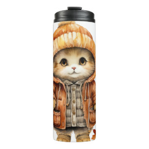 TERMO COLOR DE AGUA ADORABLE KITTY CAT