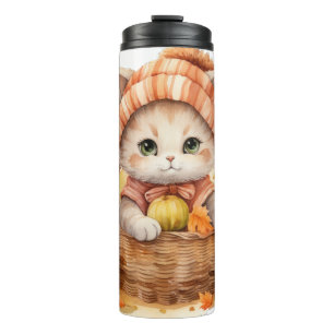 TERMO COLOR DE AGUA ADORABLE KITTY CAT