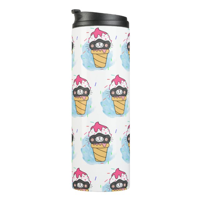 Termo color de cona de helado (Rotado hacia la derecha)