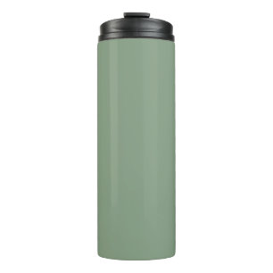 Termo Color de la base suave verde, negro y negro
