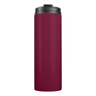 Termo Color de tendencia - Tumbler termal de Borgoña osc