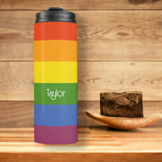 Termo Color silenciado del arcoiris LGBT