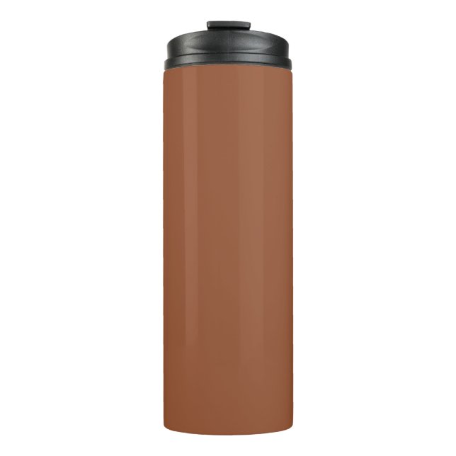 Termo Color sólido Naranja de terracota (Anverso)