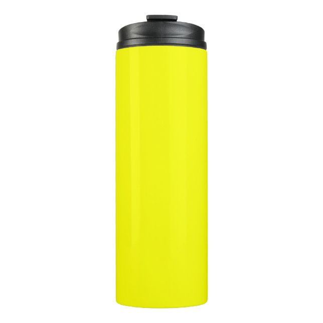 Termo Color sólido neón amarillo (Anverso)