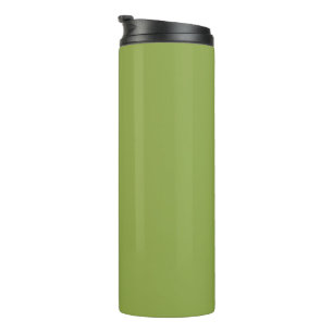Termo Color sólido verde limón moderado
