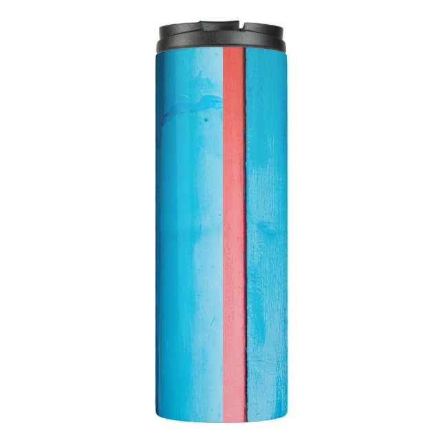 Termo Colores caribeños - abstracto (Reverso)