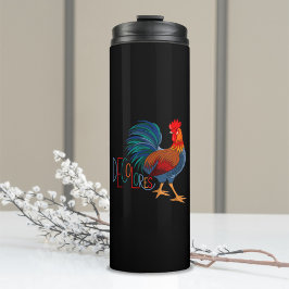 Termo Colores Cursillo Colorful Rooster