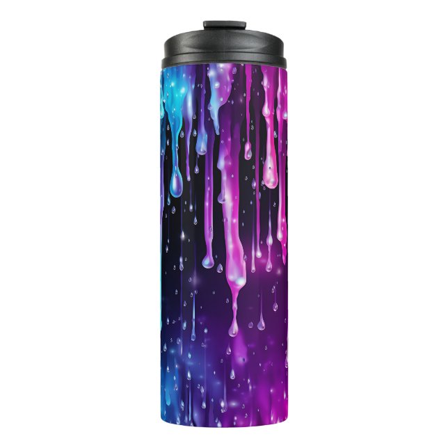 Termo Colores de goteo -Tumbler térmico (Anverso)