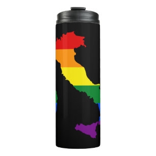 Termo Colores de orgullo del Pegatina italiano