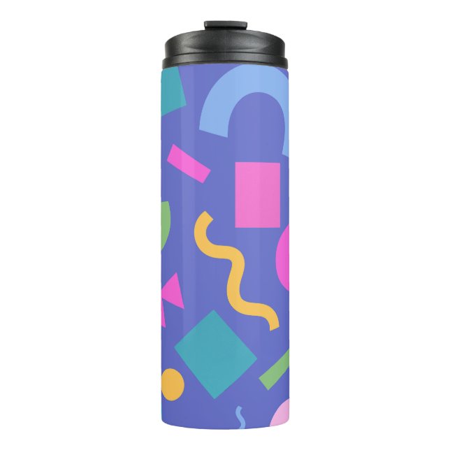 Termo Colorful Abstract Geometric Memphis Style Pattern (Anverso)
