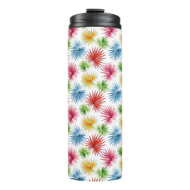 Termo Colorful Abstract Palm Burst (Anverso)