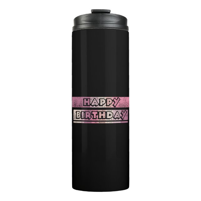Termo colorful happy birthday (Anverso)