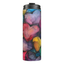 COLORIDAS COLORIDAS DE LA TINTA DE ALCOHOL OBSERVA