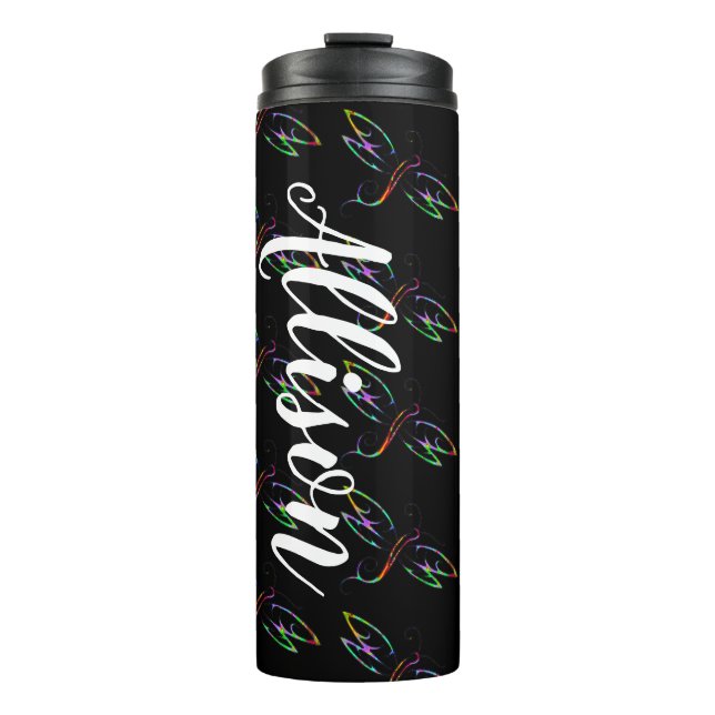 Termo Coloridas libélulas de lluvia termal personalizada (Anverso)