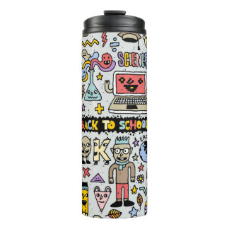 Termo Colorido conjunto de cosechas de Doodle School