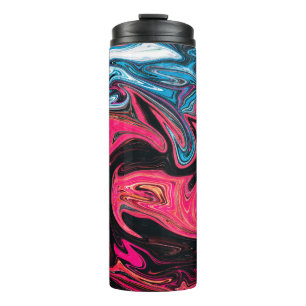 Termo Colorido fondo de pintura marbleizada. Mamáes líqu