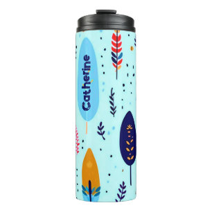 TERMO COLORIDO PASTEL COLOR MODERNO RETRO BOHO PATTERN