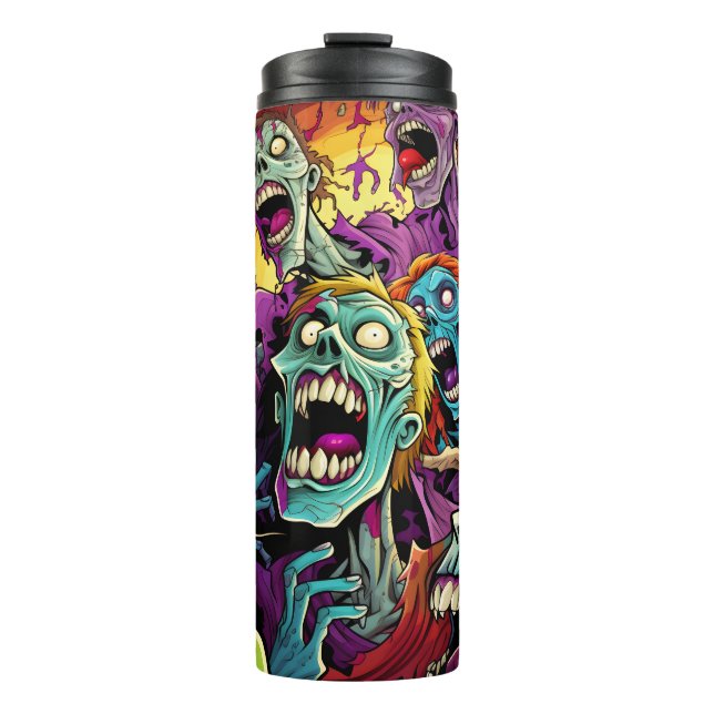 Termo Coloridos Personalizados Zombies (Anverso)