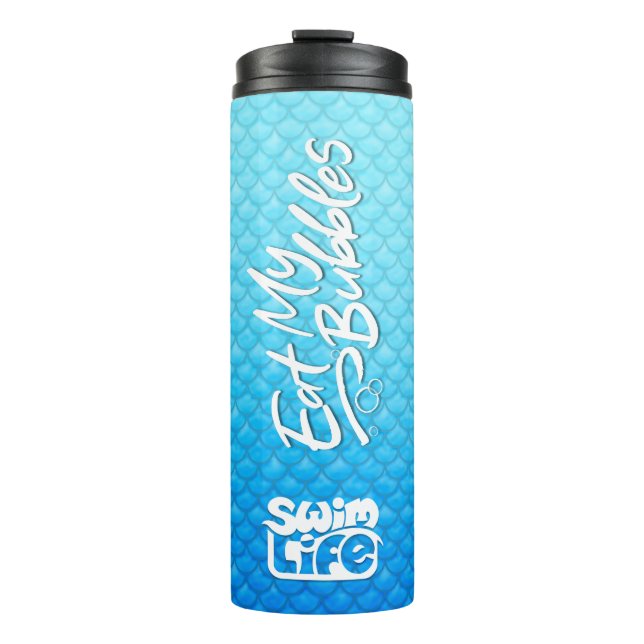 Termo "Come My Bubbles" Balanzas azules Swift Life (Anverso)
