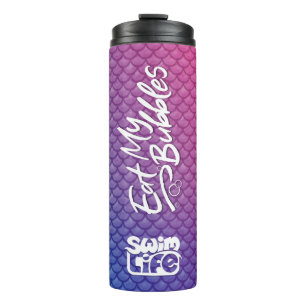 Termo "Come My Bubbles" Escalas rosa/morada/azul Vida de