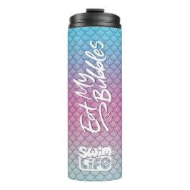 Termo "Come My Bubbles" Escalas Verde azuladas/rosadas/e