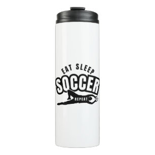 Termo comer dormir fútbol repetir