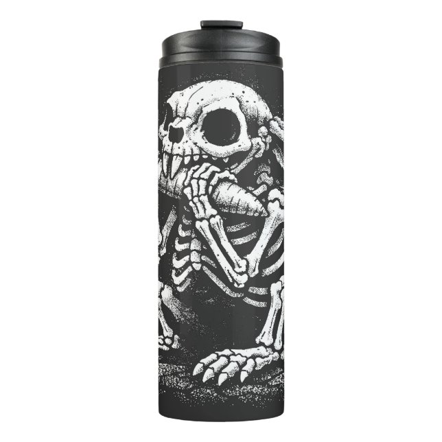 Termo Comer Verduras – Conejo Muerto por BurnsInHell (Anverso)