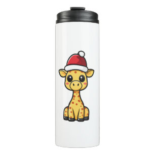 Termo Cómic de Cute Navidades Giraffe