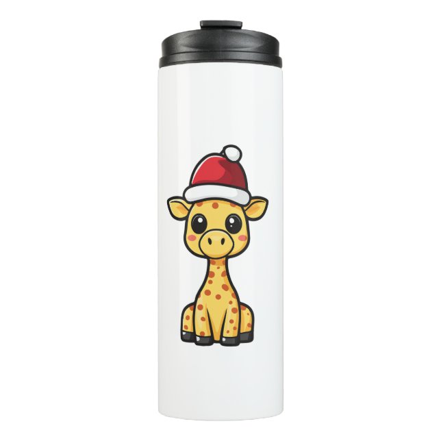 Termo Cómic de Cute Navidades Giraffe (Anverso)