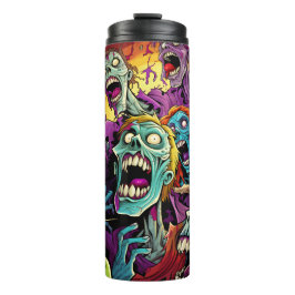 Termo Cómic personalizado zombies Tumbler envuelve camis