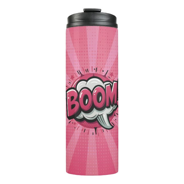 Termo ¡Cómic Pop Art BOOM! (Anverso)