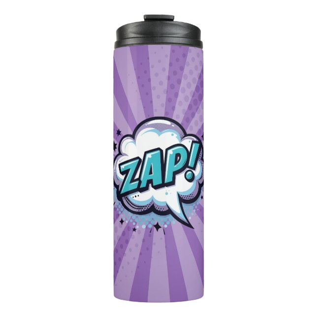 Termo ¡Cómic Pop Art ZAP! (Anverso)
