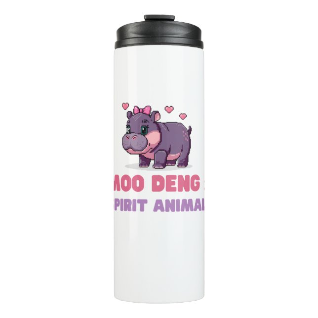 Termo Cómico MOO DENG SPIRIT ANIMAL Adventure Seeker Ou (Anverso)