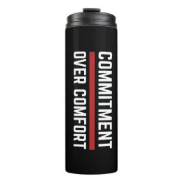 Termo Commitment Over Comfort Gym Thermal Tumbler
