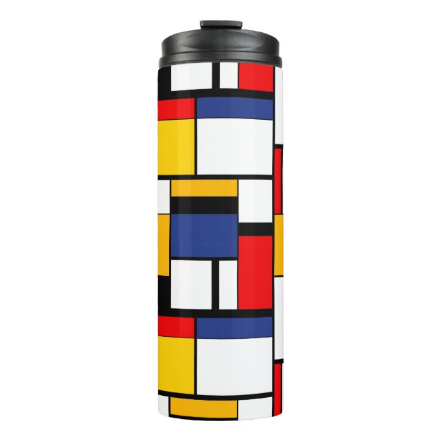 Termo Composición Minimalista geométrica mondrica modern (Anverso)